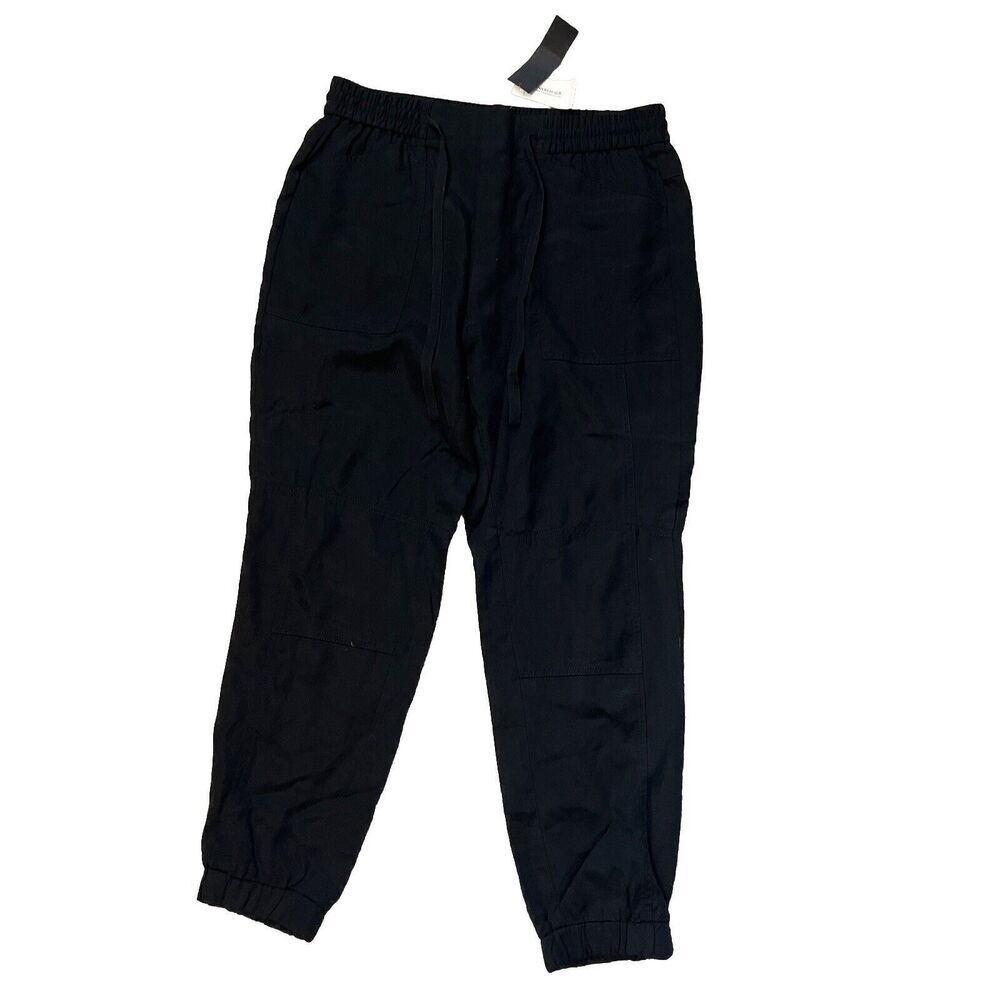 Banana Republic Black Lightweight Pull On Lyocell Jogger Pants Women's Size S